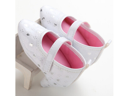 

SUNSIOM New Hot Baby Newborn High-heeled Flower Shoes Fashion PU Photograph Photo Shoes Soft Sole Star Dot Sandals Clogs