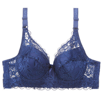 

〖Follure〗Fashionable Women Lace Gathered Bra Adjustable Pair Of Thin Breast Cup Underwear