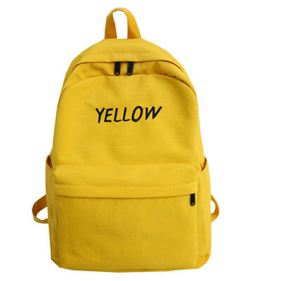 

The ancient feeling girl bag female Korean high school small fresh solid color art student backpack campus Joker backpack
