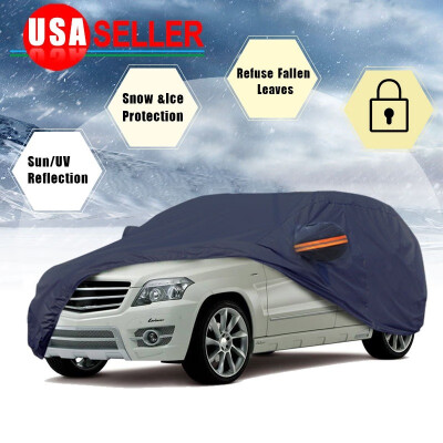 

Full Car Cover Blue Waterproof Universal Fit Rain UV Dust Resistant Protection