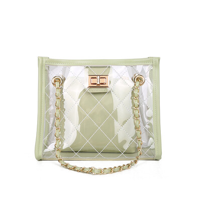 

Fashion Pearl Portable Small Square Bag Wild Flowers Shoulder Messenger Bag