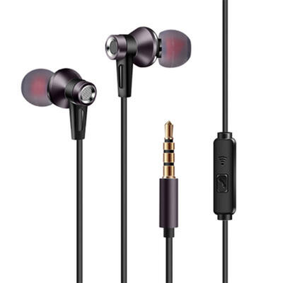 

In-ear Earphones 35mm Stereo Wired Control Music Universal Subwoofer Earbuds Earplug With Mic For Phone Samsung Xiaomi