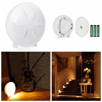 

Motion Sensor LED Night Light Easy Install Cordless Wall Cabinet Stairs Lamp AAA Battery Powered Emergency Lighting