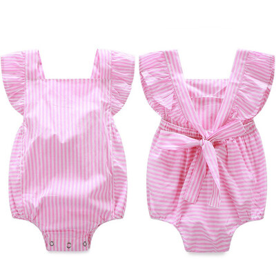 

Cute Infant Baby Kids Girl Clothes Bow Bodysuit Romper Jumpsuit Outfits Sunsuit Summer Clothes