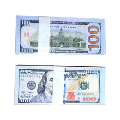 

100pcspack USD Paper Bar Props Entire Toy Party Wedding Decor Dollars Money Holiday Funny Gift 153cm65cm