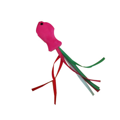 

Cat Toy Teaser Wand Replacement Head Kitten Play Pet Game Interesting Fish Shape Stick Head
