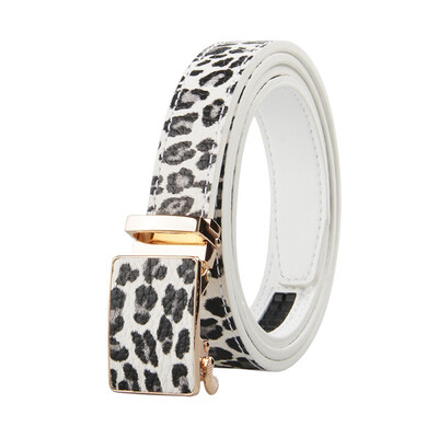 

Womens Automatic Buckle Genuine Leather Ladys Ratchet Holeless Belt Business High Quality Womens Real Belt for Pants