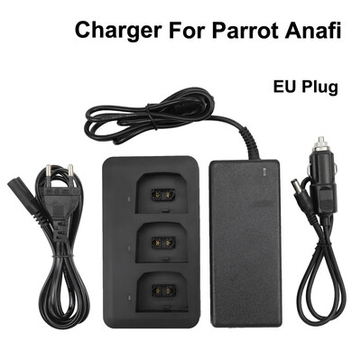 

Tailored For Parrot ANAFI Drone Multi-Batteries Balance Fast Charger Adapter &Car Charger