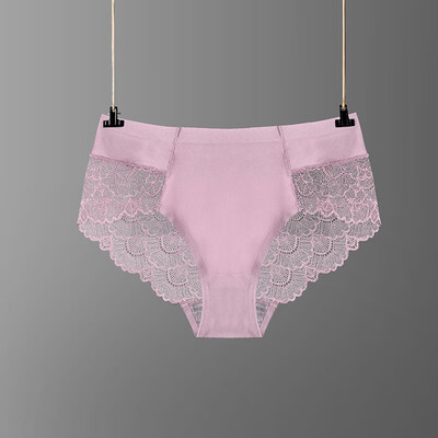 

Women Panties Underwear Ultra-thin Viscose Seamless lace Briefs For Womens Comfort 3 colors Ruffles Sexy Lingerie Hot Panties
