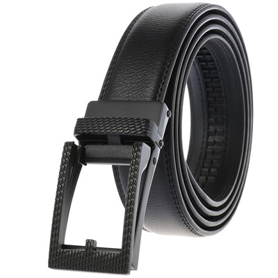 

Foreign trade hot sale hollow belt mens leather belt automatic buckle belt pants belt LY33-0140-1