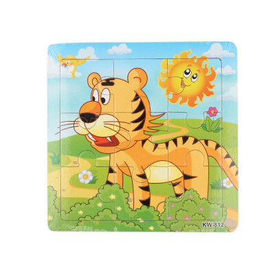 

〖Follure〗Wooden Tiger Jigsaw Toys For Kids Education And Learning Puzzles Toys