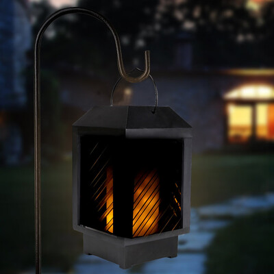 

〖Follure〗Solar Powered Outdoor Garden Yard Wall Fence Pathway Lamp Gutter Flames Light