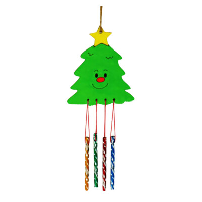

Gobestart Creative wind bell for Christmas white wood wind bell