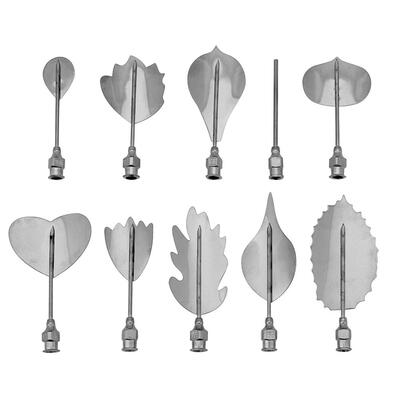 

11pcslot 3D Gelatin Jelly Flower Mold Pudding Cake Decor Art Needles Tools