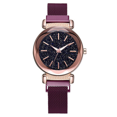 

Womens Watches Best Sellers Montre Femme Relogio Feminino Kol Saati Zegarki Damskie Star Dial Quartz Mesh With Magnetic