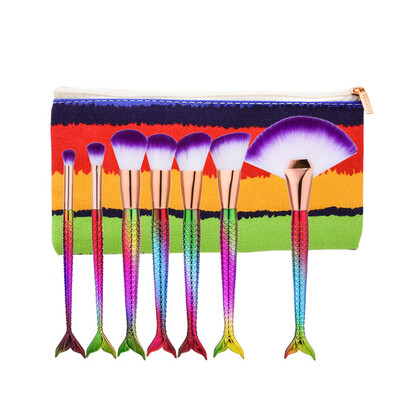 

〖Follure〗New 7PCS Make Up Foundation Eyebrow Eyeliner Blush Cosmetic Concealer Brushes