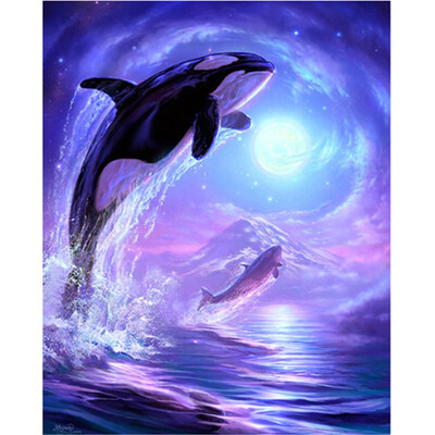 

Gobestart 5D Embroidery Paintings Rhinestone Pasted DIY Diamond Painting Cross Stitch Full Diamond