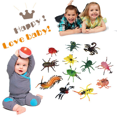

YIWULASimulation Assorted Reallistic Insects Party Supplies Toys Kids Christmas Gift