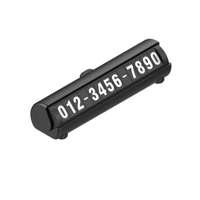 

Car Temporary Stop Sign Temporary Parking Card Phone Number Promise Plate Accessories