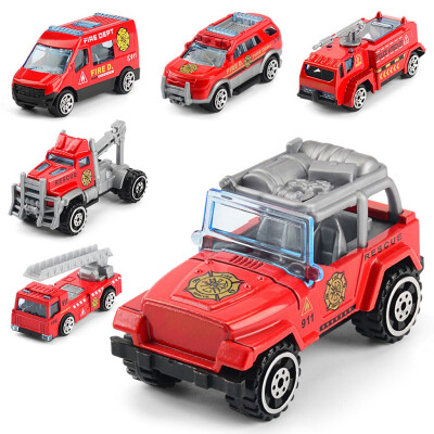

Siaonvr Mini Inertia Alloy Car Model Toy Fire Truck Boy Model Child Car Toy
