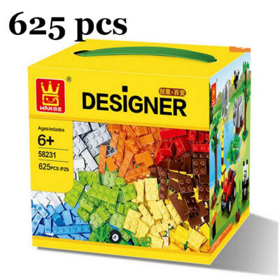 

Wange 58231 625 Pcs Bulk Brick Building Blocks DIY Creative Bricks Toys Kid Educational Toys Compatible With Lego Bricks