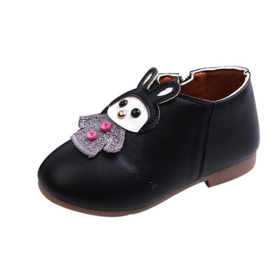 

Children Kid Baby Girls Cartoon Leather Sport Short Boots Martin Casual Shoes