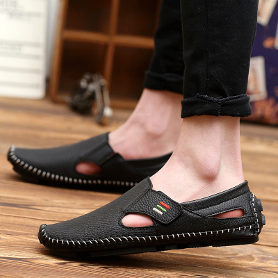 

2019 summer new peas shoes mens sailing shoes social guy mens shoes British wind a pedal lazy tide shoes summer