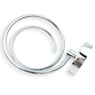 

Hair Dryer Holder Wall Mounted Hair Dryer Hanging Rack Polished Chrome Stainless Steel Hair Dryer Organizer for Bathroom Barbersho