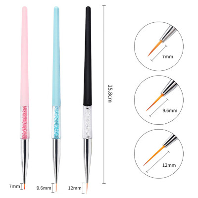 

〖Follure〗3pcs Nail Art Dotting Manicure Painting Drawing Polish Brush Pen Tool