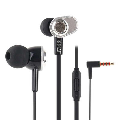 

BH-EJ003 Premium Metal Dual Dynamic 4D Stereo Sound 35mm Wired Earphone Headset With Mic