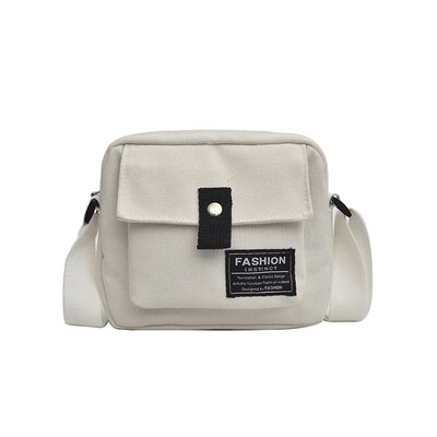 

Tailored 2019 Summer New Fashion Woman Shoulder Canvas Bag Student Simple Messenger Bag