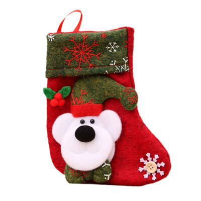 

2020 Christmas Stockings Gift Holders Xmas Tree Pendant Fireplace Hanging Ornaments Family Holiday Season Decor