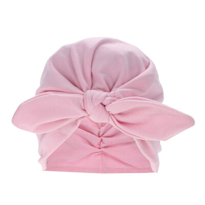 

Toddler Kids Baby Soft Cotton Knot Hat Rabbit Ears Stretchable Cap Beanie