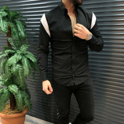 

Fashion Mens Luxury Casual Stylish Slim Fit Long Sleeve Casual Dress Shirts