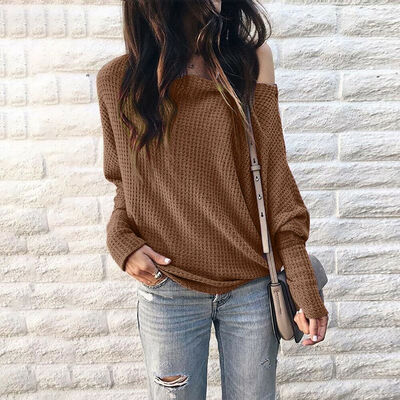 

Women Long Sleeve Loose Baggy Blouse Shirt Ladies Autumn Tunic Tops Size 6-16