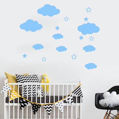 

Toponeto DIY Clouds Wall Decals Childrens Room Home Decoration Art