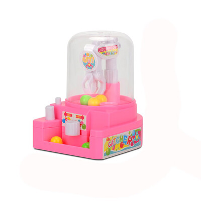 

Tailored Mini Doll Machine Grab Ball Candy Catcher Gum Crane Kids Party Toys Role Play