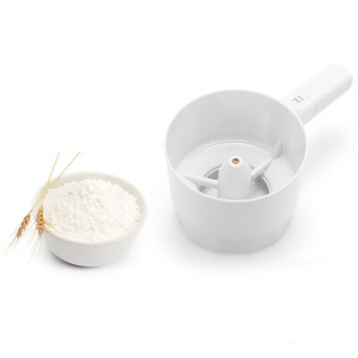 

Handheld Cup Electric Flour Sieve Shaker Powder Sifter Icing Sugar Baking Tool