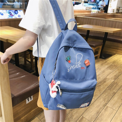 

In s school bag girl Korean version high school junior high school students feel two shoulder pack tide leisure 100 tide brand bac