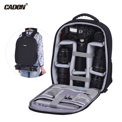 

CADeN D10s Backpack Bag Waterproof Shockproof for Canon Nikon Sony DSLR Mirrorless Camera Lens Tripod
