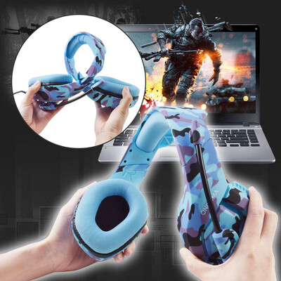 

ONIKUMA K1-B 35mm Gaming Headset Over Ear Headphones with Noise Cancelling Microphone Mute & Volume Control for PS4 New Xbox One