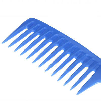 

〖Follure〗Wet Haircut Hair Comb Hairdressing Plastic Detangler Handle Wide-tooth Comb