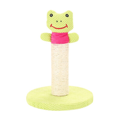 

Cat Kitten Climbing Tree Plush Cartoon Animal Squeaky Doll Jumping Toy Climbing Frame Cat Scratching Pad Grinding Claw Toy