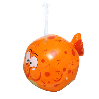 

Kids Water Sprinkler Toy Giant Inflatable Water Sprinkler Puffer Fish Lawn Toy