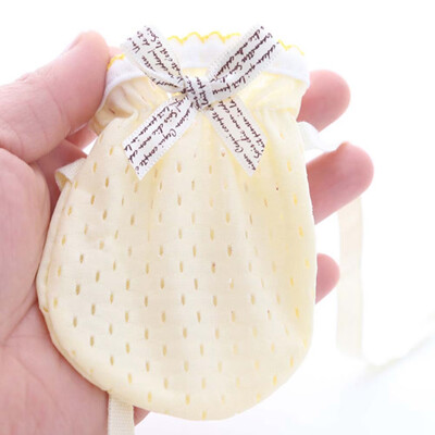 

Newborn Anti Scratching Mittens Summer Breathable Mesh Baby Gloves Kids Protection Face Cotton Scratch Gloves Mittens
