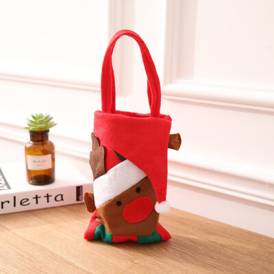 

FUNNYBUNNY Felt Christmas Gift Bags - Felt Christmas Gift Bags Perfect for Christmas Parties Party Favors Gift Giving&More