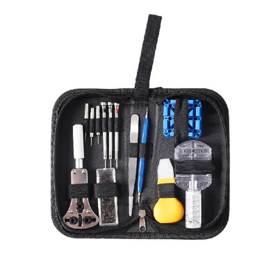 

YD043 13PCS Watch Repair Tool Kit Household Case Opener Remover Screwdriver Spring Bar Watchband Link Pin Wristwatch Repair Multif