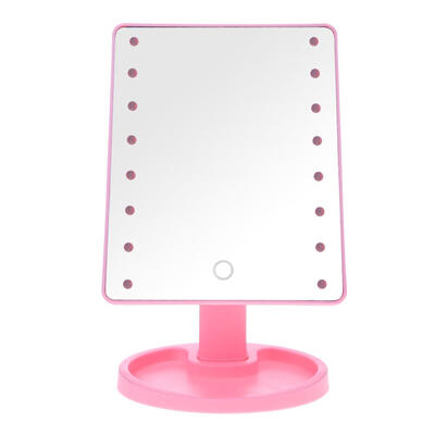 

Touch Screen Makeup Mirror LED Lights Beauty Adjustable Cosmetic Mirror