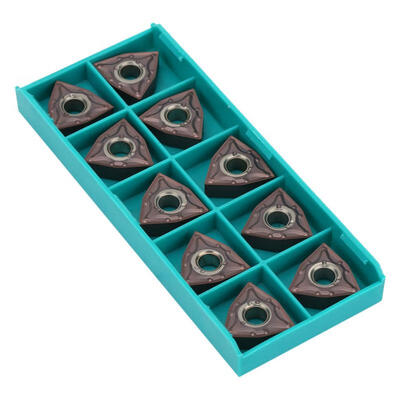 

Greensen 10pcs WNMG080404 VP3308 Carbide Inserts Blades CNC Lathe Turning Tool