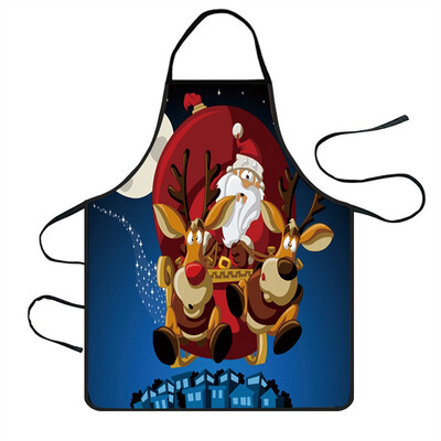 

Siaonvr Christmas Decoration Waterproof Apron Kitchen Aprons Dinner Party Apron